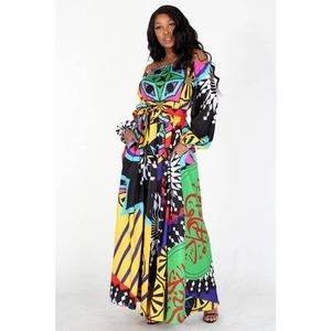 Work of Art Maxi Dress by Afro Boho Vibes